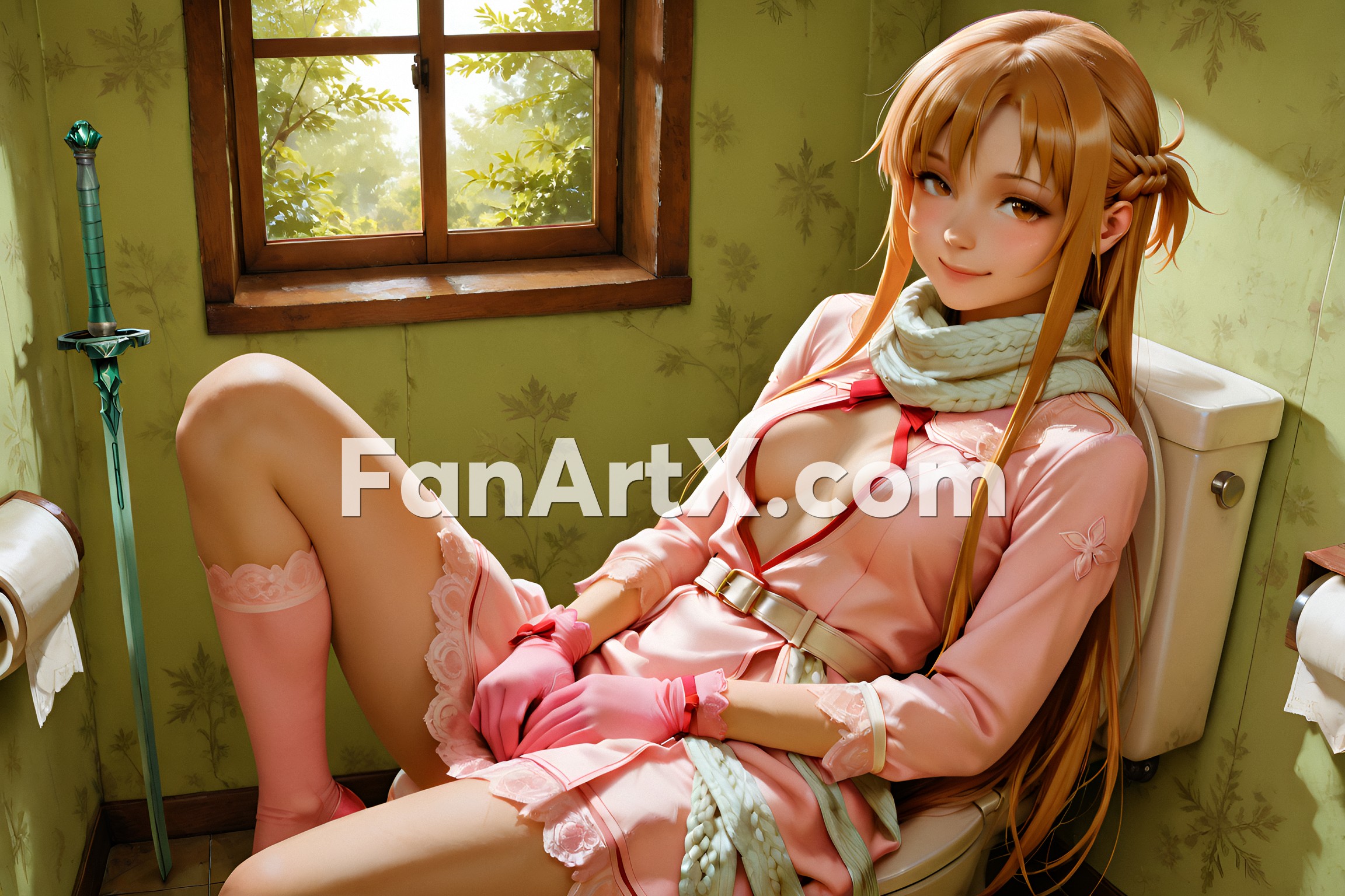 Sao Asuna Yuuki Fanart - Sword Art Online character 5300343